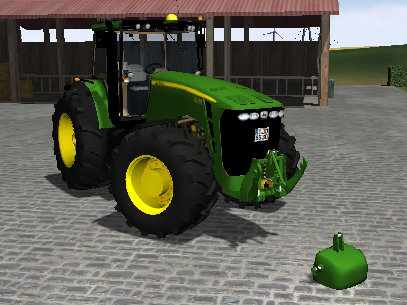 John Deere 8530 mit fr...