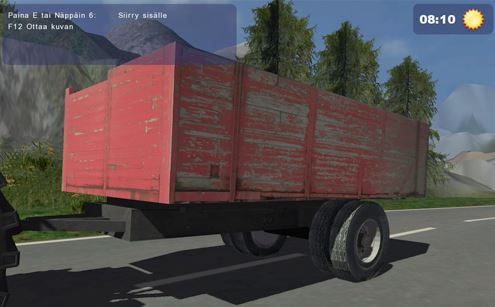 Finnish grain trailer