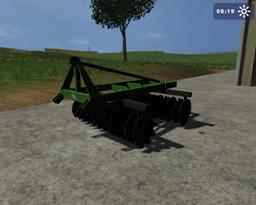 Green Polish disc harrow