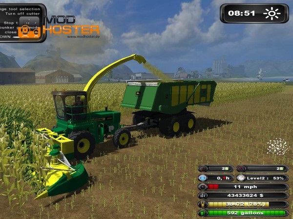 John Deere 5830 Forage...