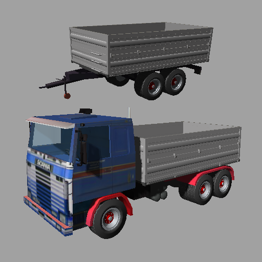 Scania 143 & trail...