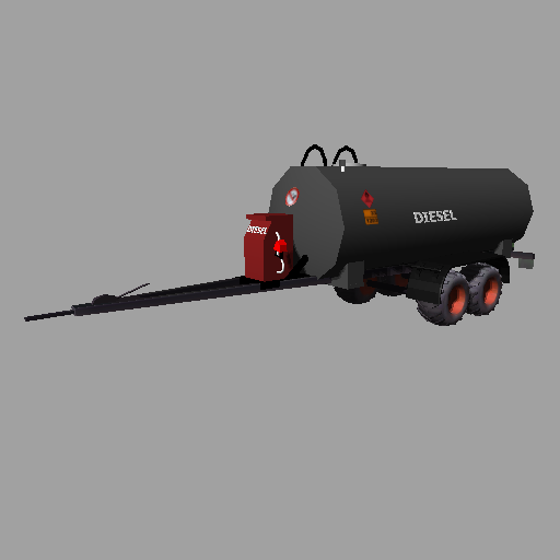 Diesel tank trailer