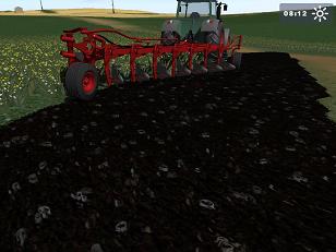 Plowed ground texture