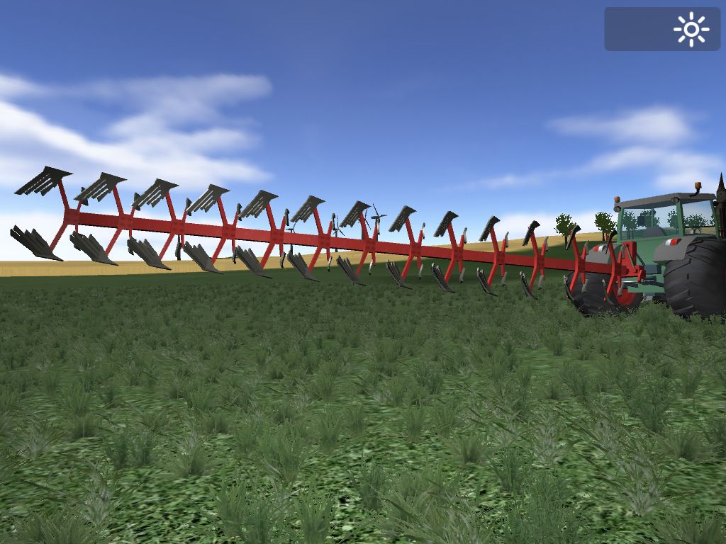 13 furrow plow