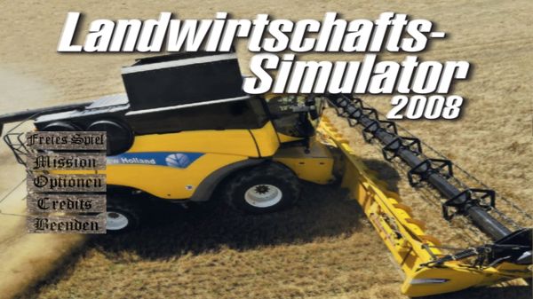 New Holland combine menu